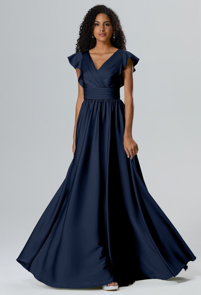 AW Willow Dark Navy  Formal Dresses